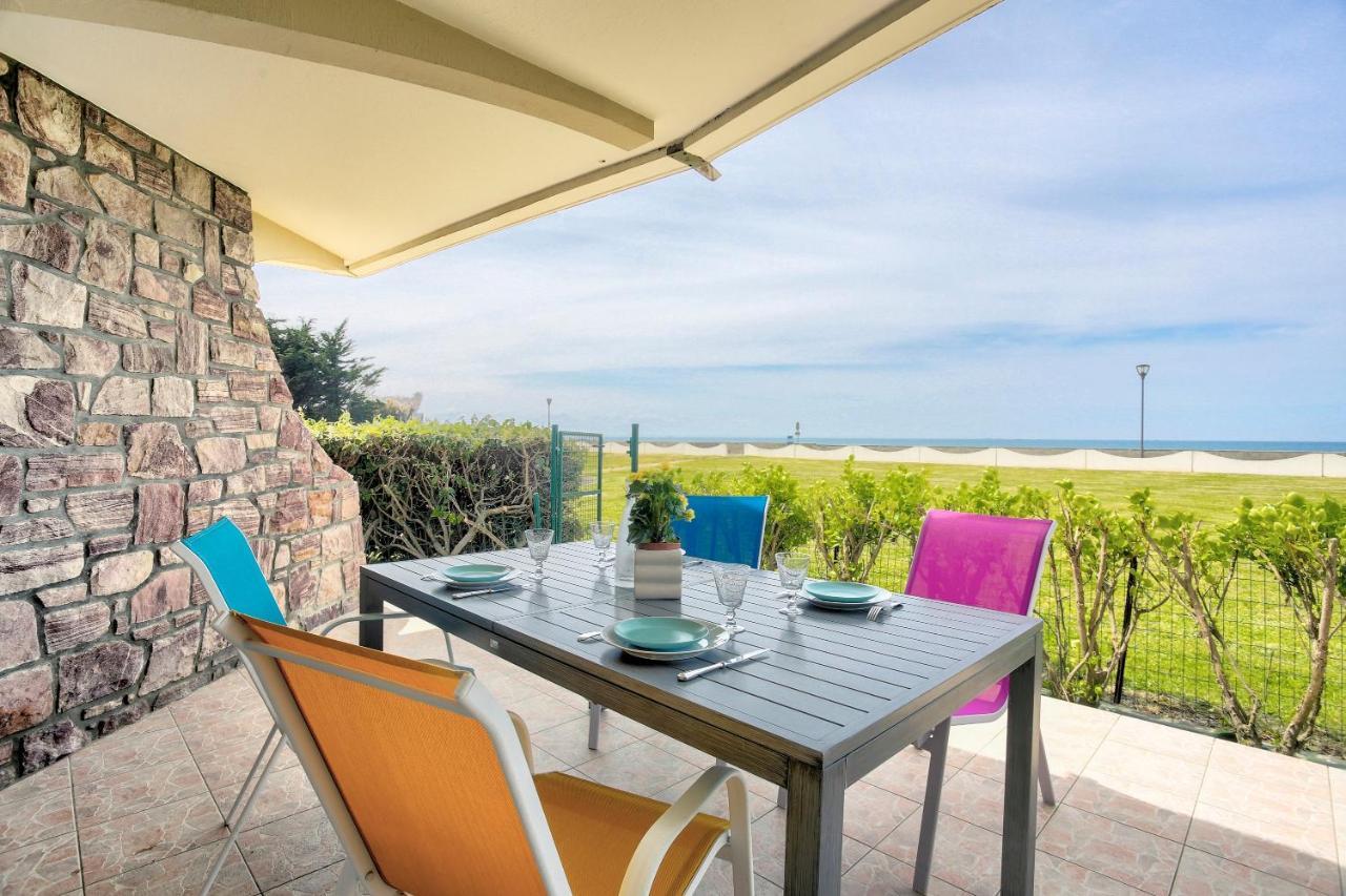 La Coquille - Appartement Vue Mer Эрки Экстерьер фото