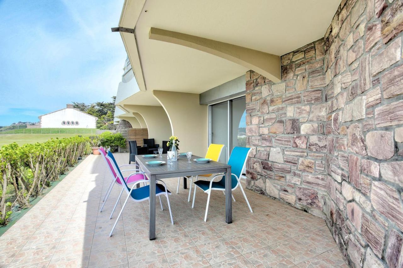 La Coquille - Appartement Vue Mer Эрки Экстерьер фото